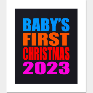 Baby's first Christmas 2023 Posters and Art